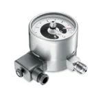 Pressure gauges with contact
