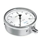 Solid front pressure gauges