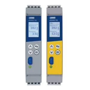 JUMO dTRANS T06 Multifunctional four-wire transmitter in a mounting rail case