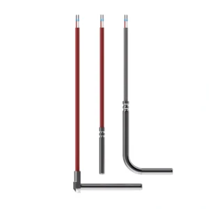 Push-in RTD temperature probe with connecting cable