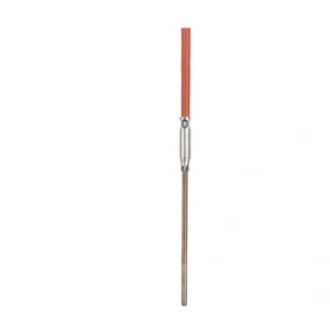 Mineral-insulated RTD temperature probe with connecting cable