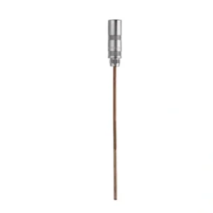 Mineral-insulated RTD temperature probe with LEMO coupling