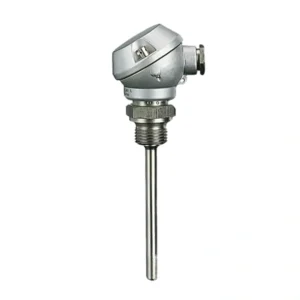 Mineral-insulated thermocouples with terminal head form J
